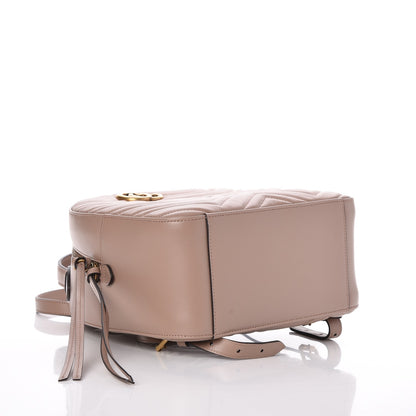 Gucci Calfskin Matelasse GG Marmont Backpack Porcelain Rose 4 of 7