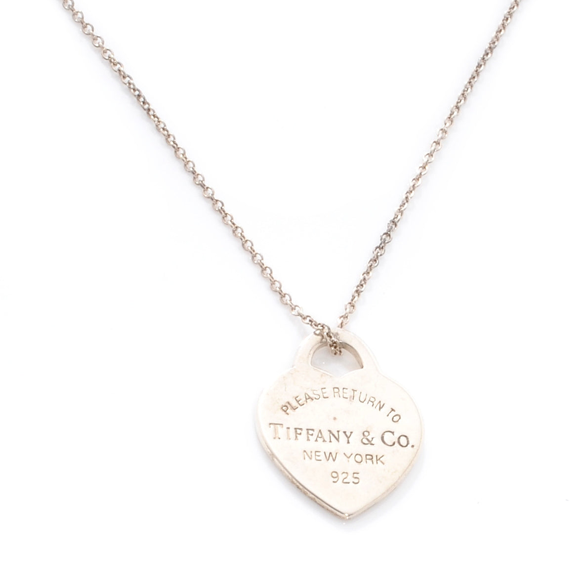 Sterling Silver Small Return to Tiffany Heart Pendant Necklace