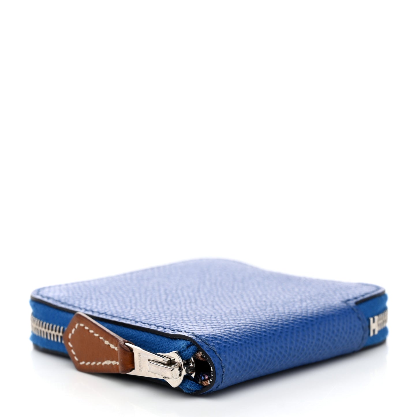 Epsom Silk'In Coin Purse Bleu Brighton