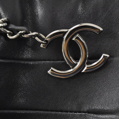 Chanel Lambskin Pleated Tassel Shoulder Bag Blak 9 of 9