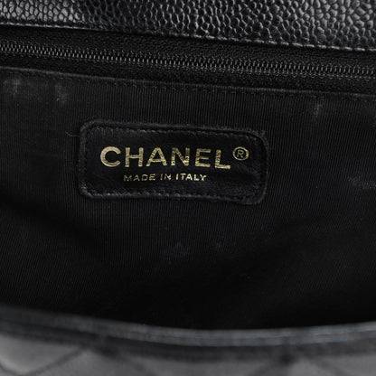 Chanel Caviar Quilted Petit Shopping Tote PST Black 6 of 9