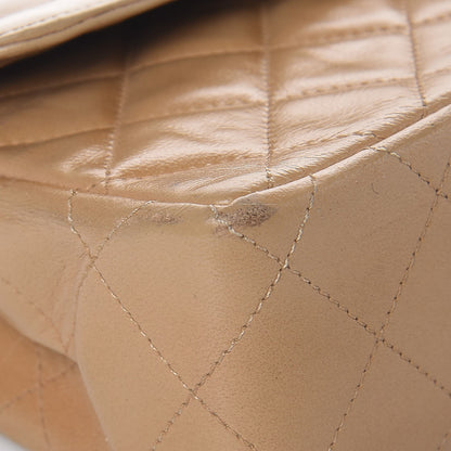 Chanel Lambskin Quilted Medium Single Flap Beige 12 of 22