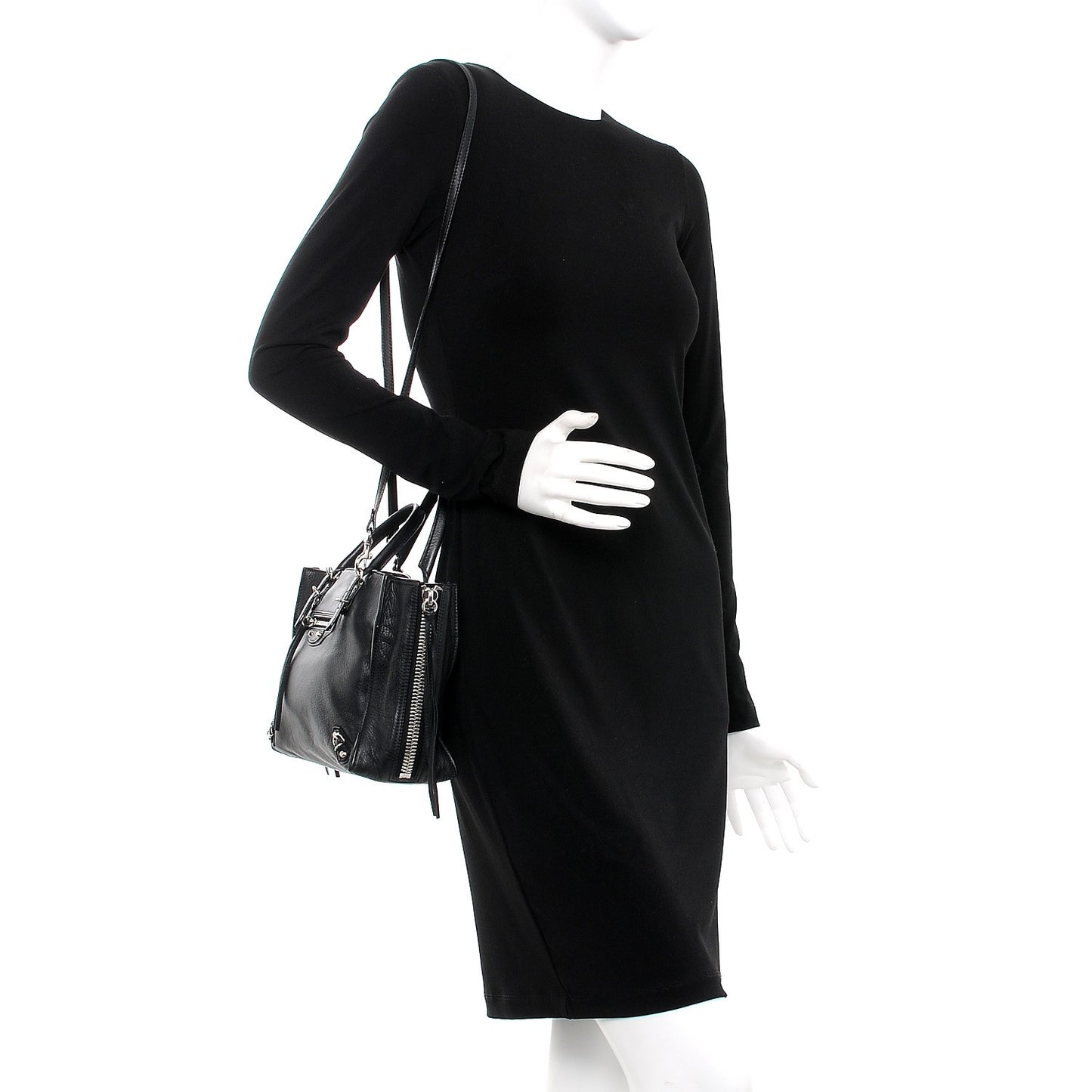 Veau Papier A6 Zip Around Tote Black