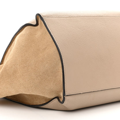Celine Drummed Calfskin Suede Large Trapeze Dune 8 of 16