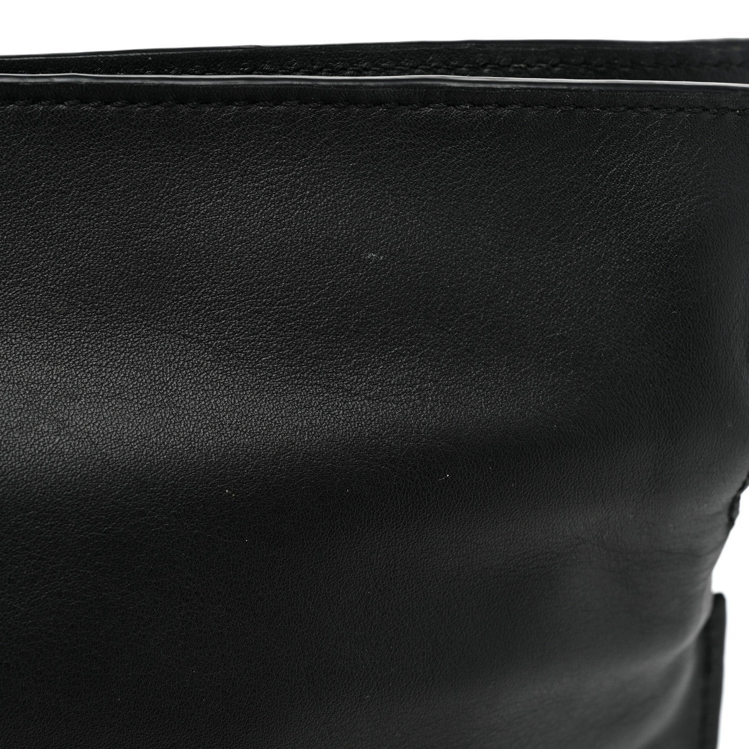 Loewe Calfskin Mini Flamenco Knot Clutch Black 16 of 17