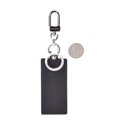 Louis Vuitton Calfskin Porte Clefs Fortune Key Chain Black 2 of 3