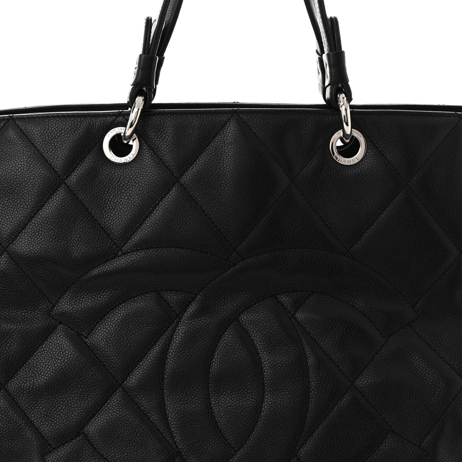 Chanel Caviar Quilted Timeless CC XL Shopping Tote Black 8 of 10