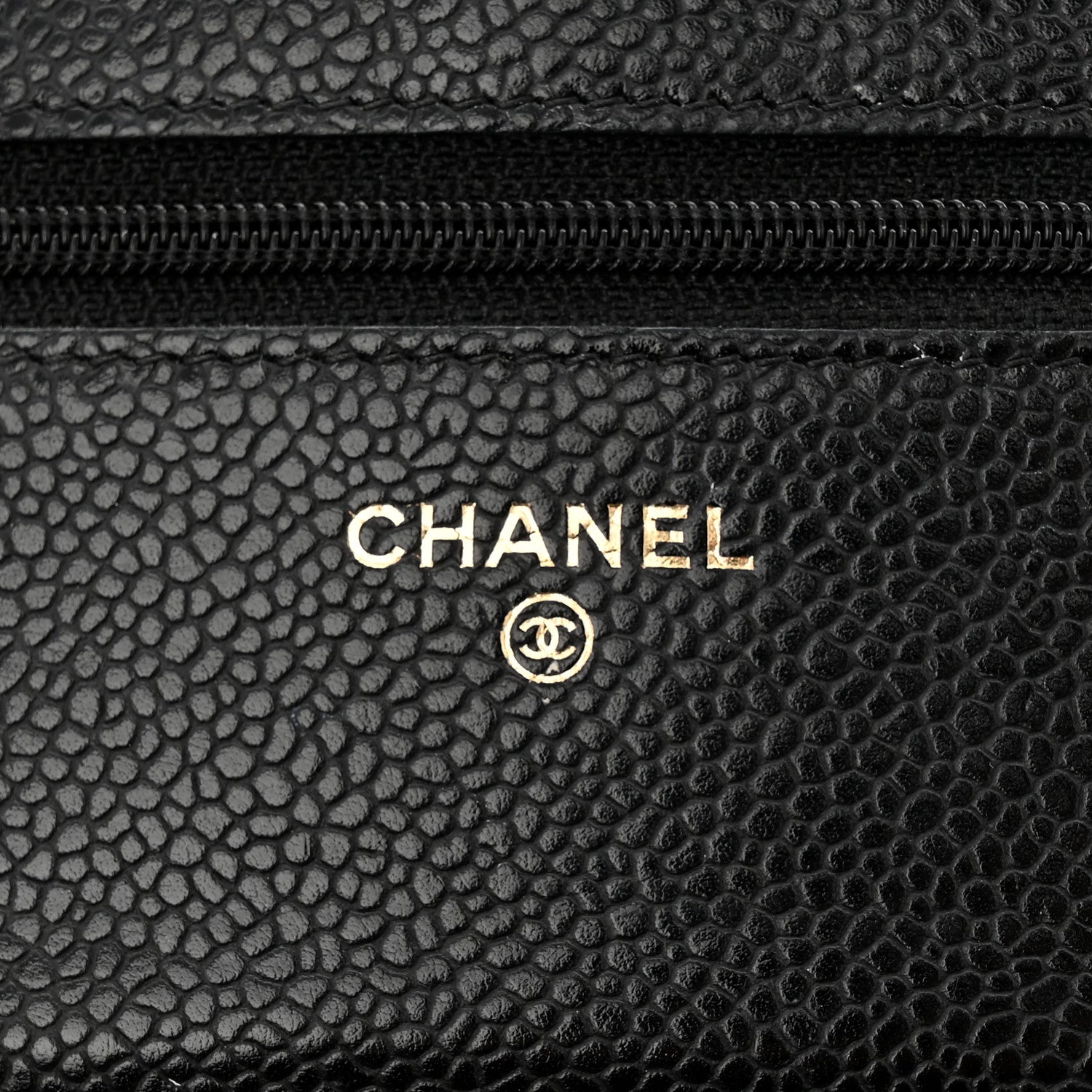 Chanel Caviar Quilted Wallet On Chain WOC Black 6 of 14