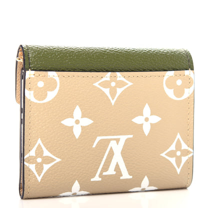 Louis Vuitton Monogram Giant Zoe Wallet Kaki 3 of 8