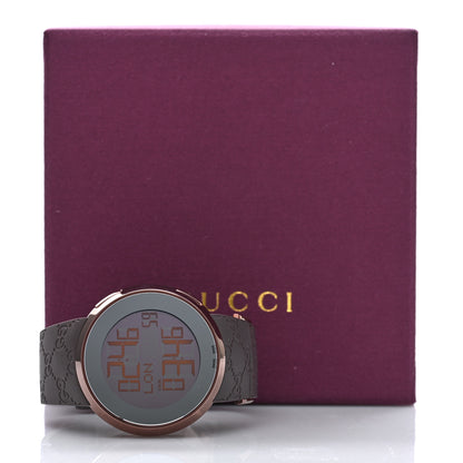 Gucci Stainless Steel Rubber 45mm Digital I-Gucci Watch Brown 5 of 5