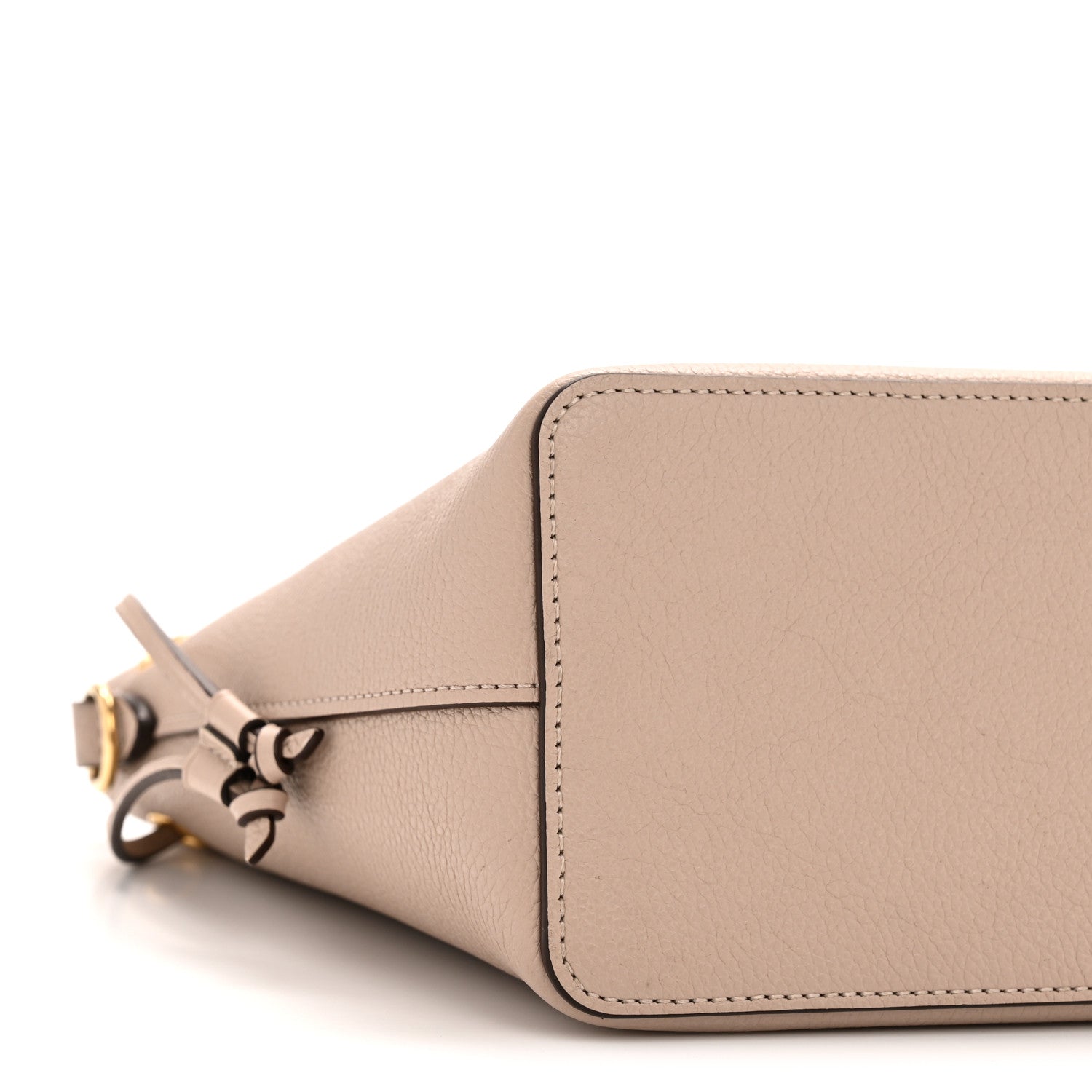 Louis Vuitton Calfskin Nano Lockme Bucket Greige 8 of 11