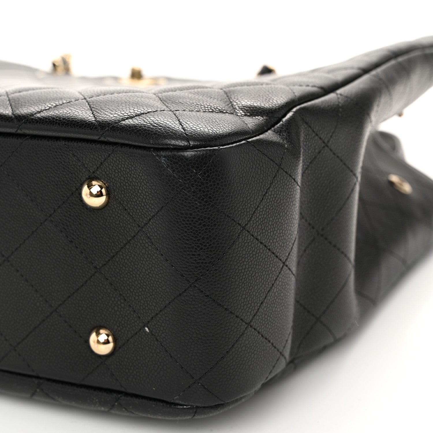 Chanel Caviar Quilted Large Classic Shopping Tote Black 10 of 12