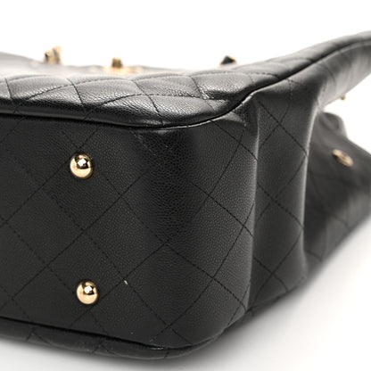 Chanel Caviar Quilted Large Classic Shopping Tote Black 10 of 12