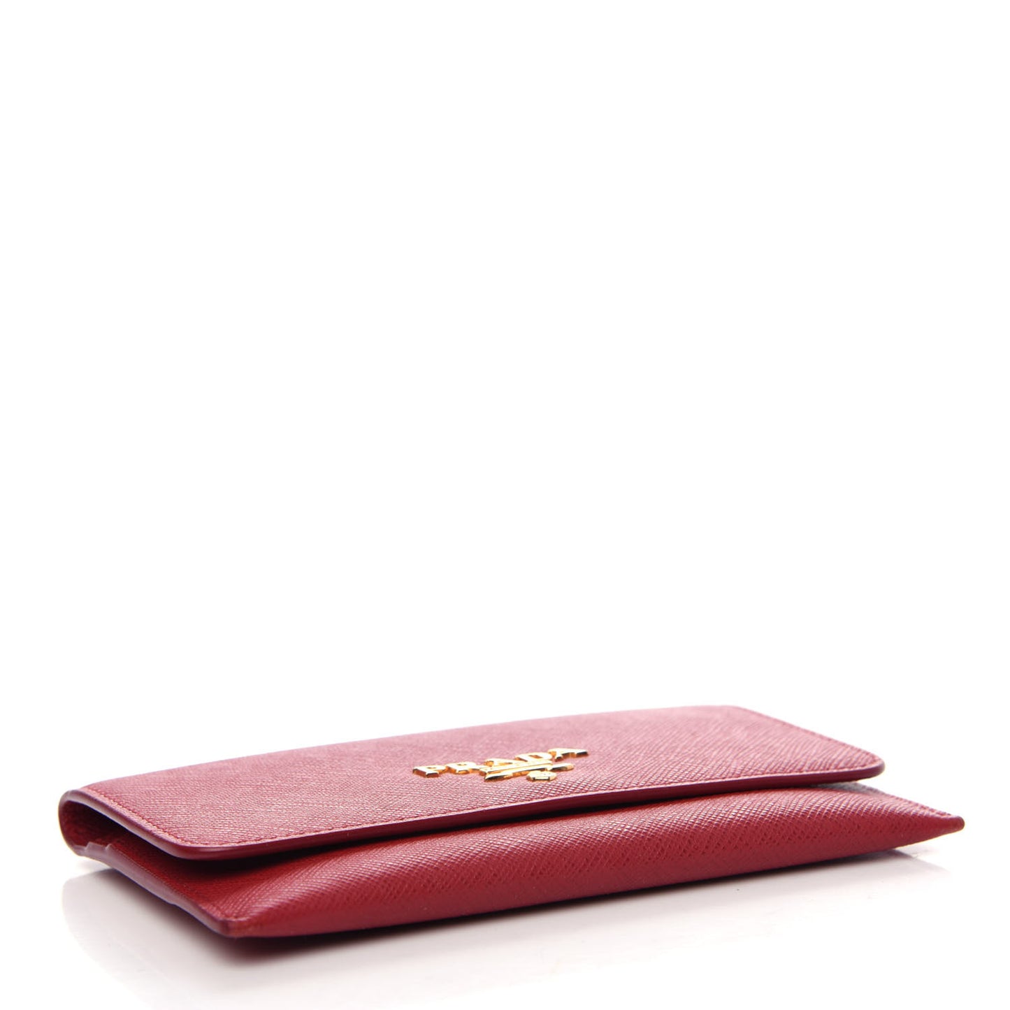 Saffiano Metal Flap Wallet Fuoco