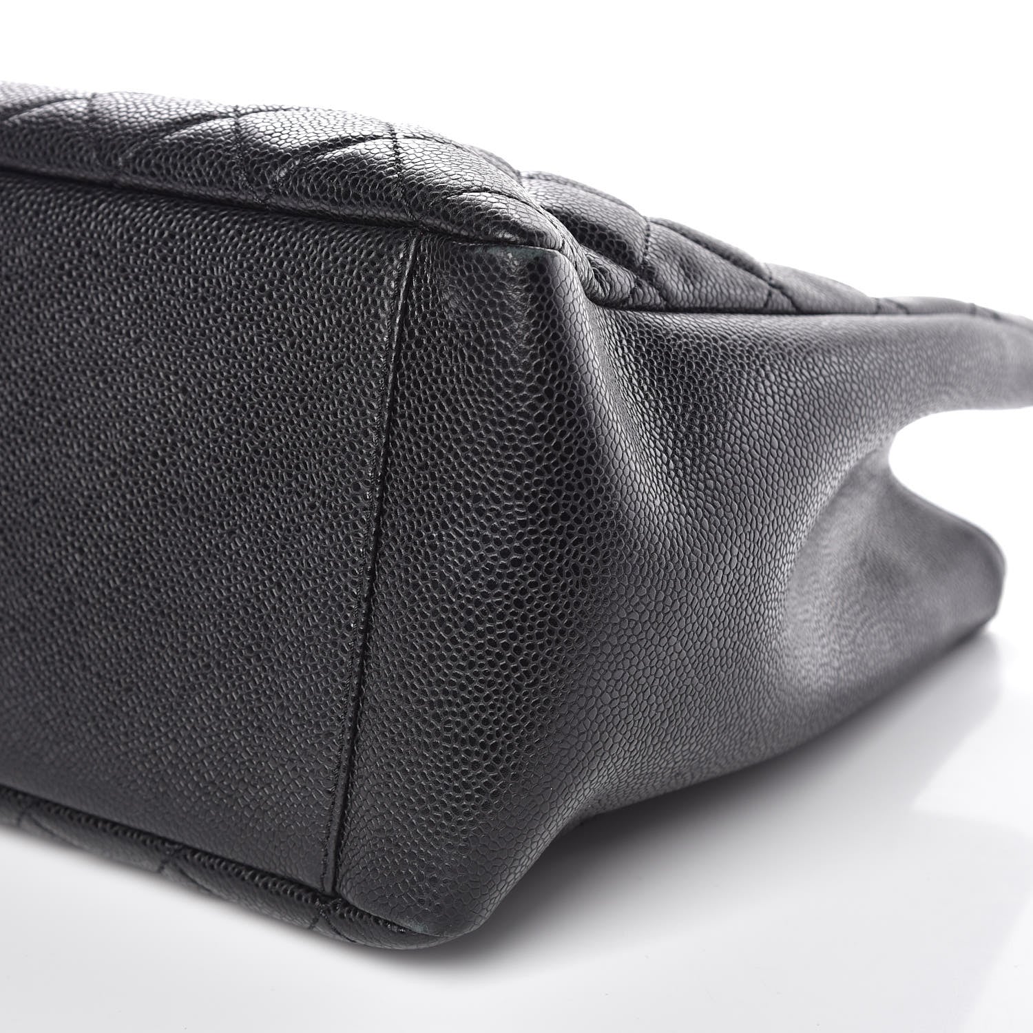 Chanel Caviar Quilted Grand Shopping Tote GST Black 6 of 13