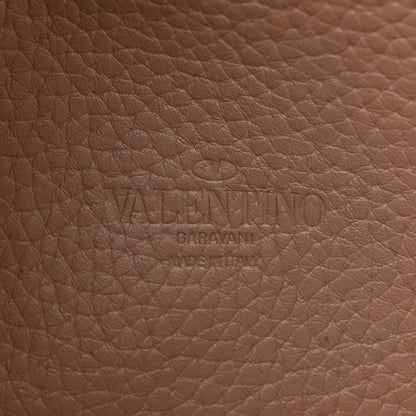 Valentino Garavani Pebbled Calfskin Medium Rockstud Flip Lock Crossbody Bag Poudre 6 of 11