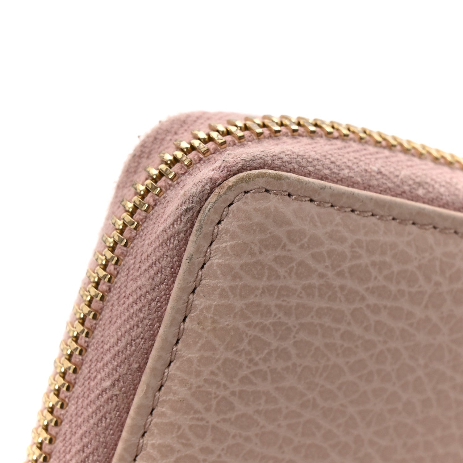 Gucci Dollar Calfskin GG Marmont Zip Around Wallet Perfect Pink 11 of 13