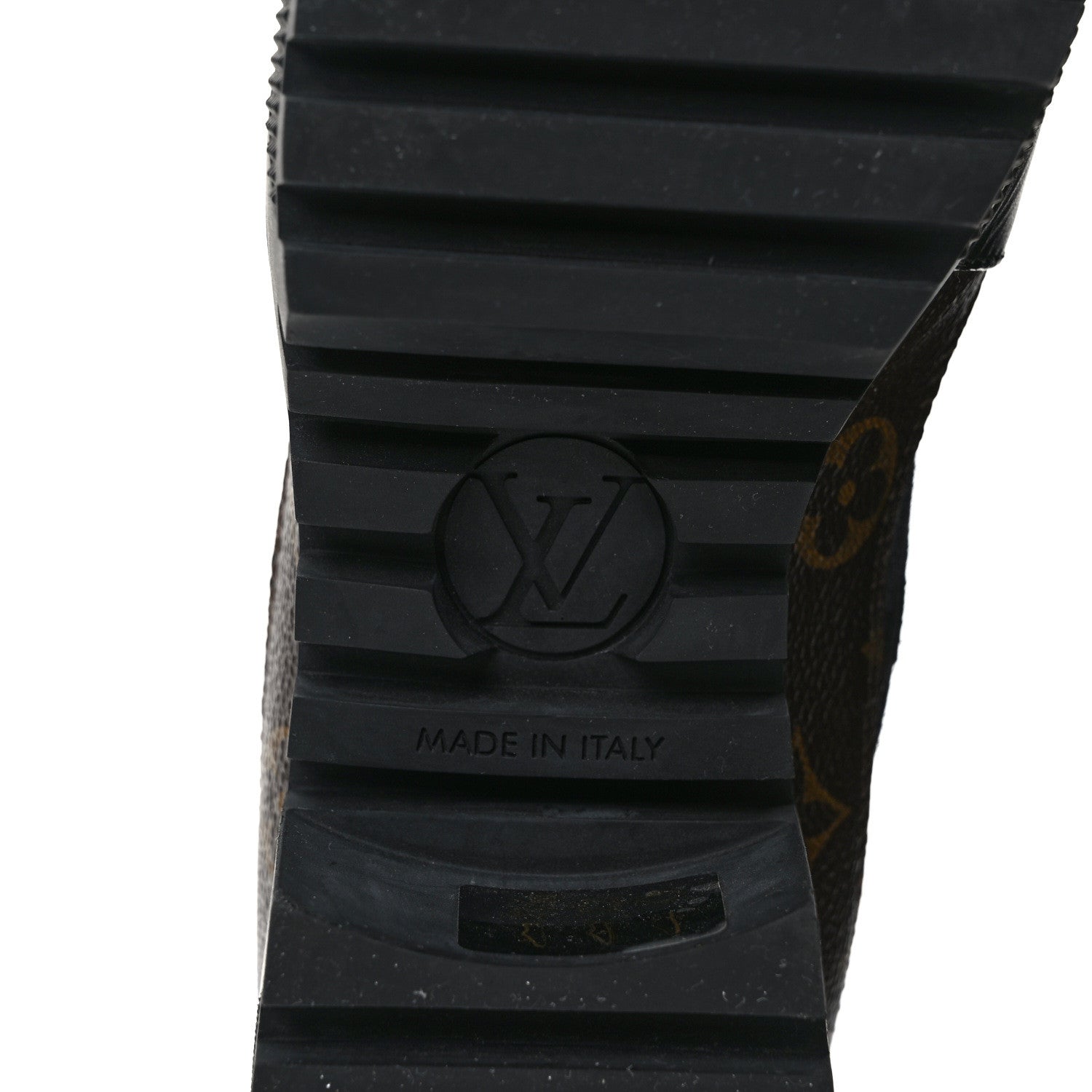 Louis Vuitton Suede Calfskin Monogram Laureate Platform Desert Boots 40 Black 6 of 7