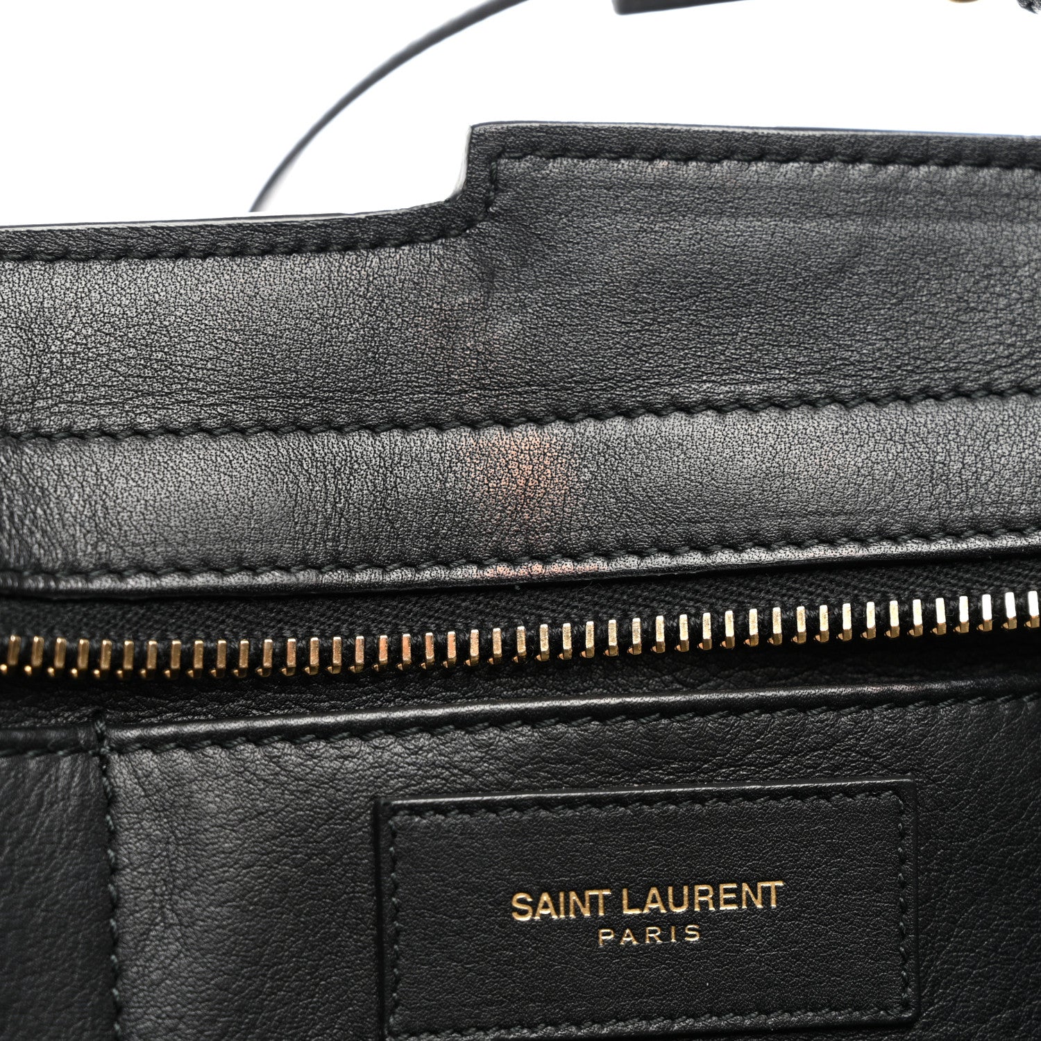 Saint Laurent Calfskin Small Classic Y Cabas Black 11 of 14
