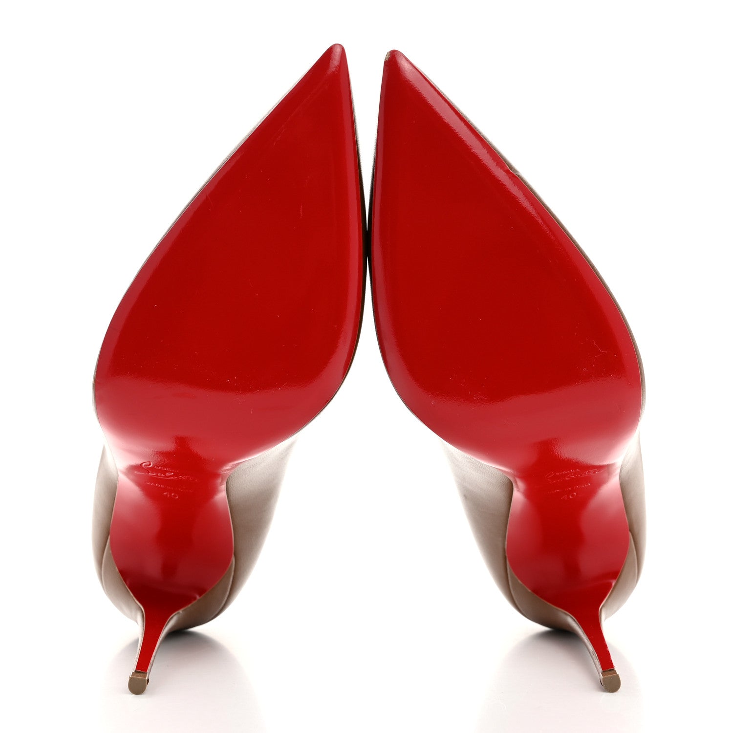 Christian Louboutin Nappa Kate 100 Pumps 40 Nude 5 4 of 7