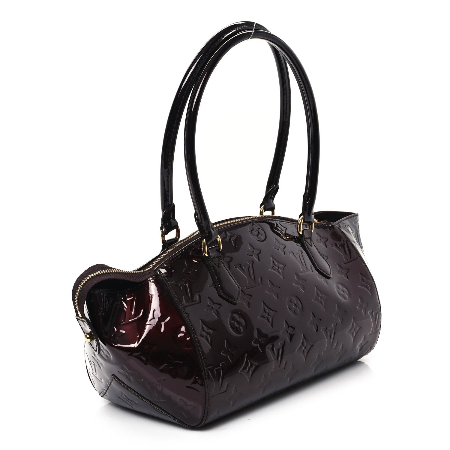 Louis Vuitton Vernis Sherwood PM Amarante 3 of 10