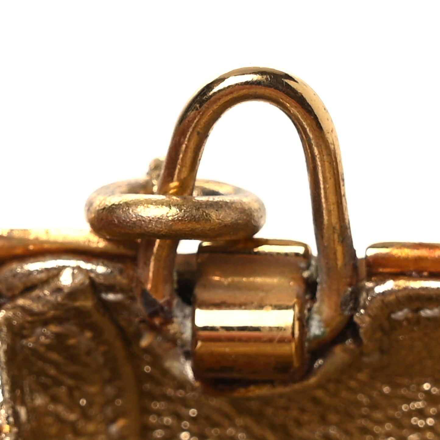 Swarovski Crystal Minaudiere Clutch Silver Gold
