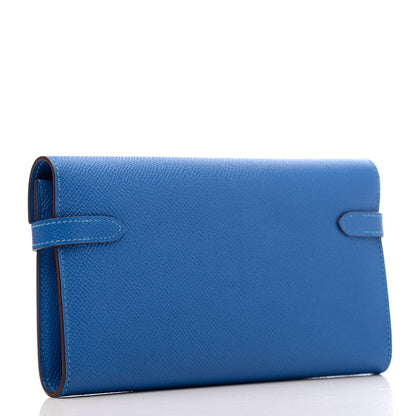 Hermes Epsom Kelly Longue Wallet Mykonos 3 of 8