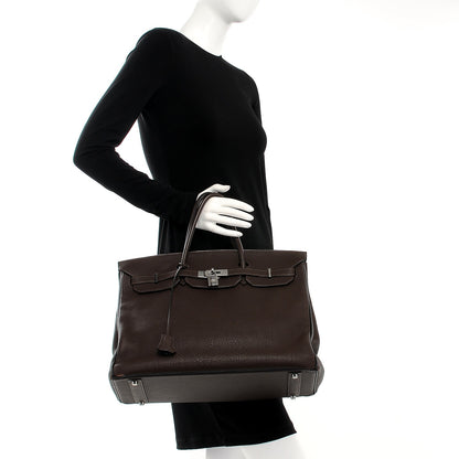 Hermes Togo Birkin 40 Chocolate 2 of 30