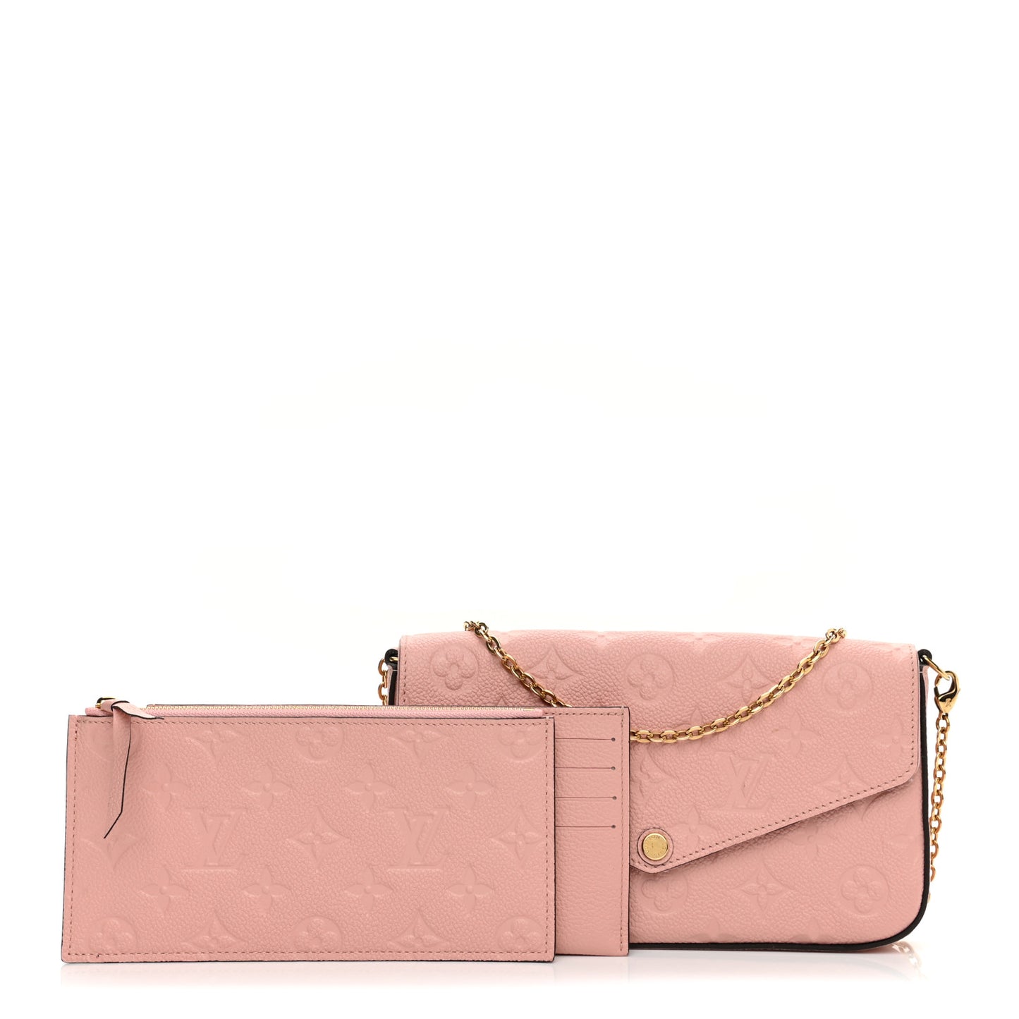 Empreinte Pochette Felicie Chain Wallet Rose Poudre
