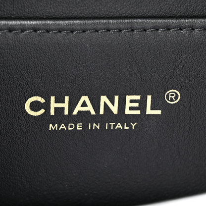 Chanel Metallic Calfskin Quilted Mini Metal Top Handle Flap Silver 6 of 9