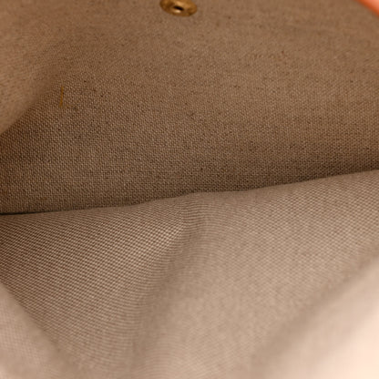 MCM Calfskin Linen Large Munchen Tote Cognac 6 of 15