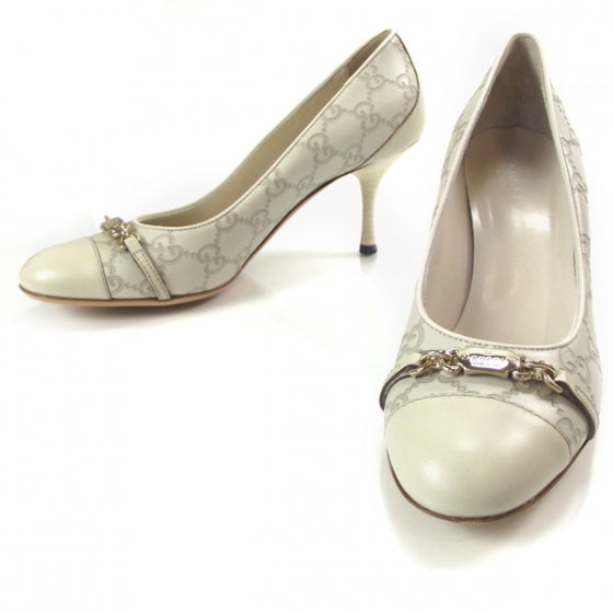 Guccissima Heels Ivory 37.5