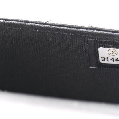 Chanel Lambskin Quilted Top Handle Flap Coin Purse With Chain Black 8 of 12