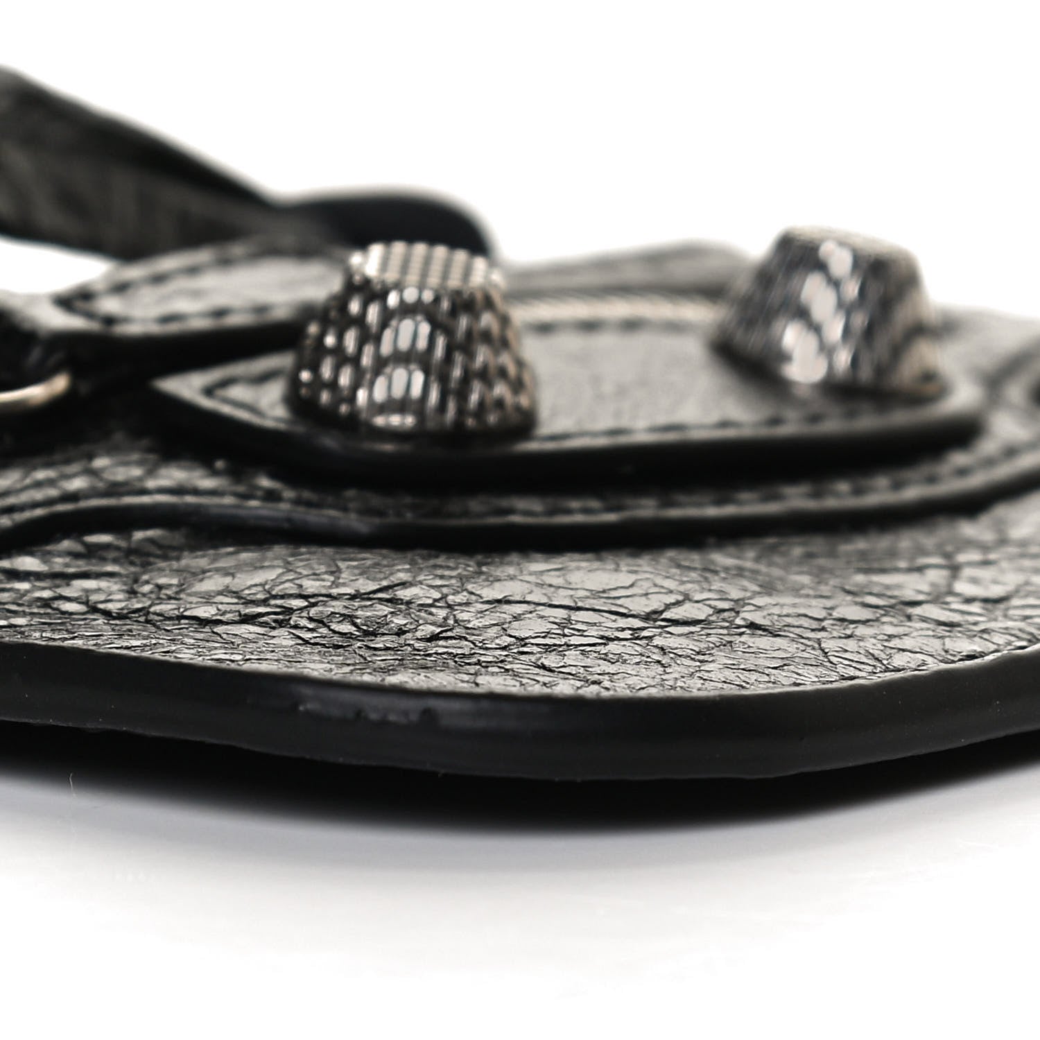 Balenciaga Agneau Giant 12 Silver Hardware Coin Purse Black 8 of 10