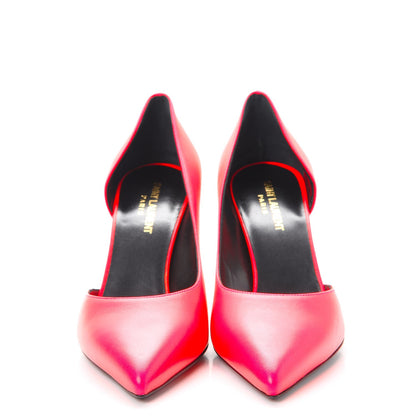 Saint Laurent Calfskin Paris 80 D'Orsay Pumps 40 Pink 2 of 8