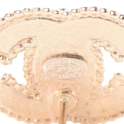 Chanel Pearl CC Earrings Gold 4 of 4