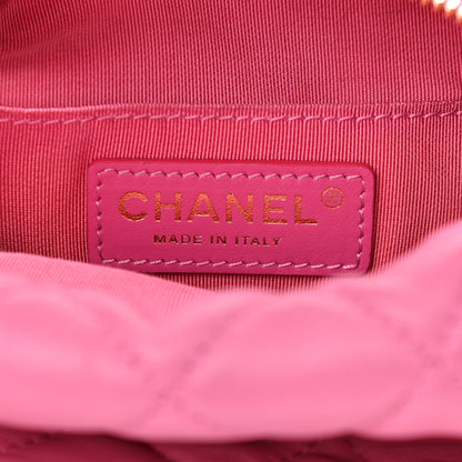 Chanel Lambskin Quilted Small Perfect Meeting Hobo Pink 6 of 12