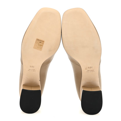 Gucci Calfskin Horsebit Loafer Pumps 39.5 Bright Camel 5 of 7
