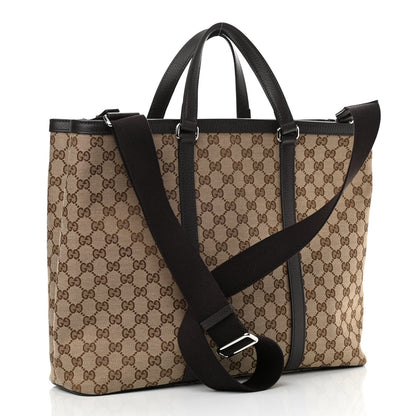Gucci GG Monogram Large Joy Tote Bag Dark Brown 3 of 11