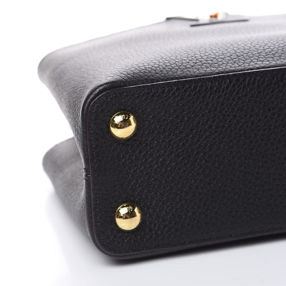 Louis Vuitton Taurillon Capucines BB Black 7 of 8