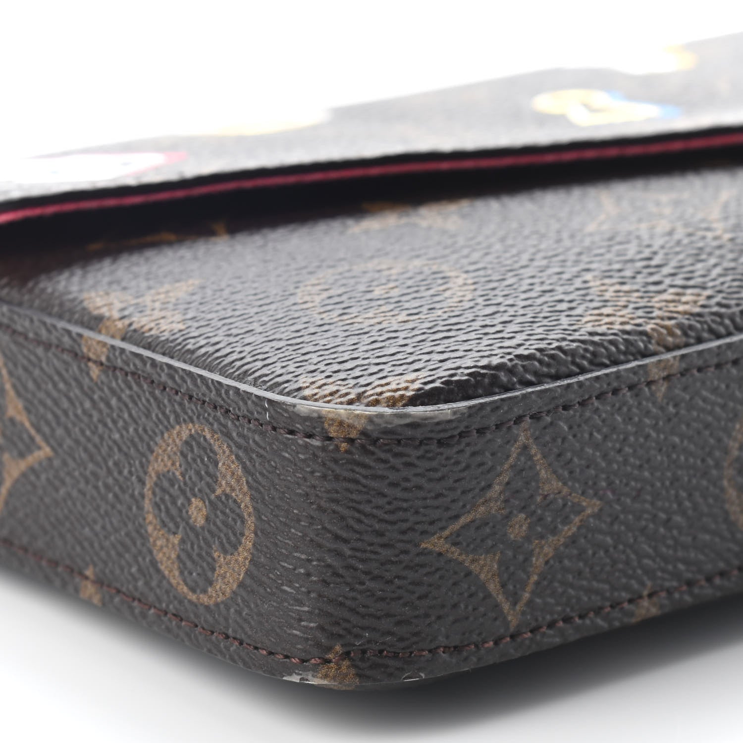 Louis Vuitton Monogram LV Love Lock Pochette Felicie Chain Wallet 7 of 9