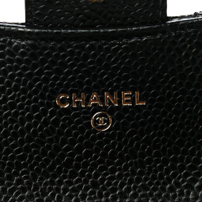 Chanel Caviar Quilted Flap Card Holder Black 6 of 12