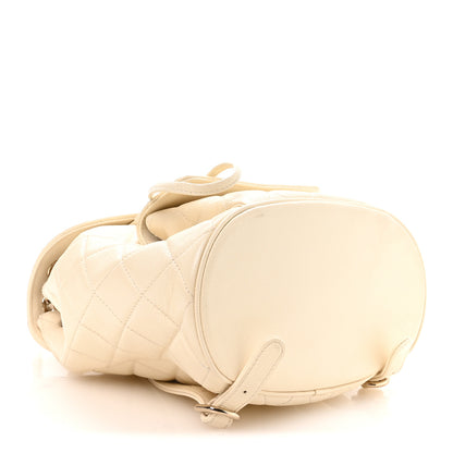 Chanel Caviar Quilted Backpack Bag White 4 of 10