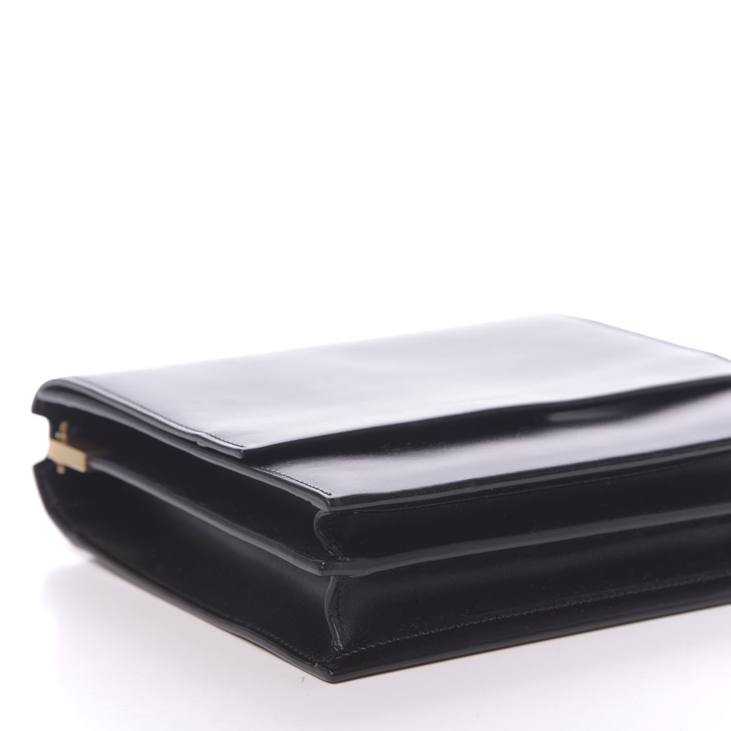 Saint Laurent Calfskin Sao Shoulder Bag Black 7 of 10