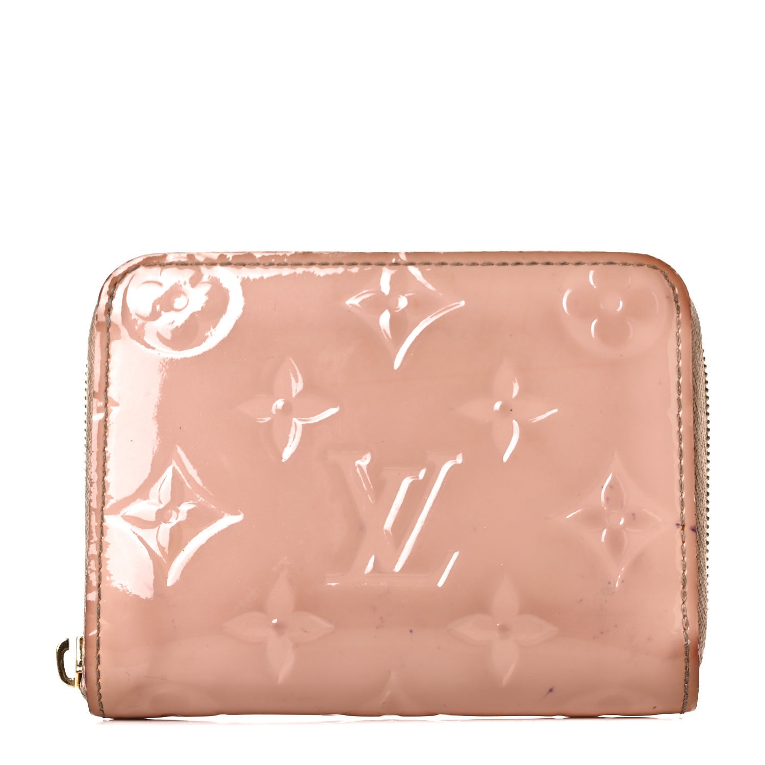 Louis Vuitton Vernis Zippy Coin Purse Rose Ballerine 1 of 13