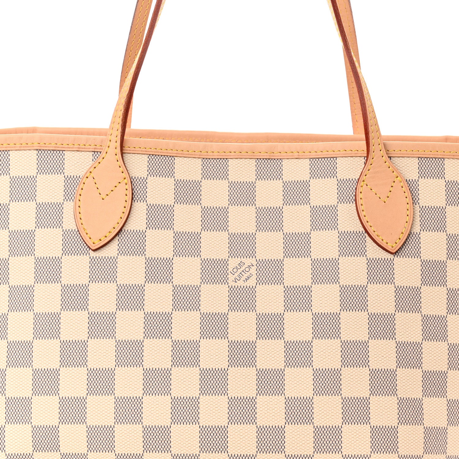 Louis Vuitton Damier Azur Neo Neverfull MM Rose Ballerine 7 of 9