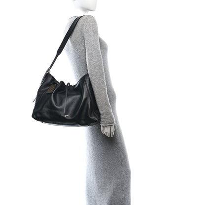Louis Vuitton Lambskin CarryAll Vibe MM Black 2 of 10