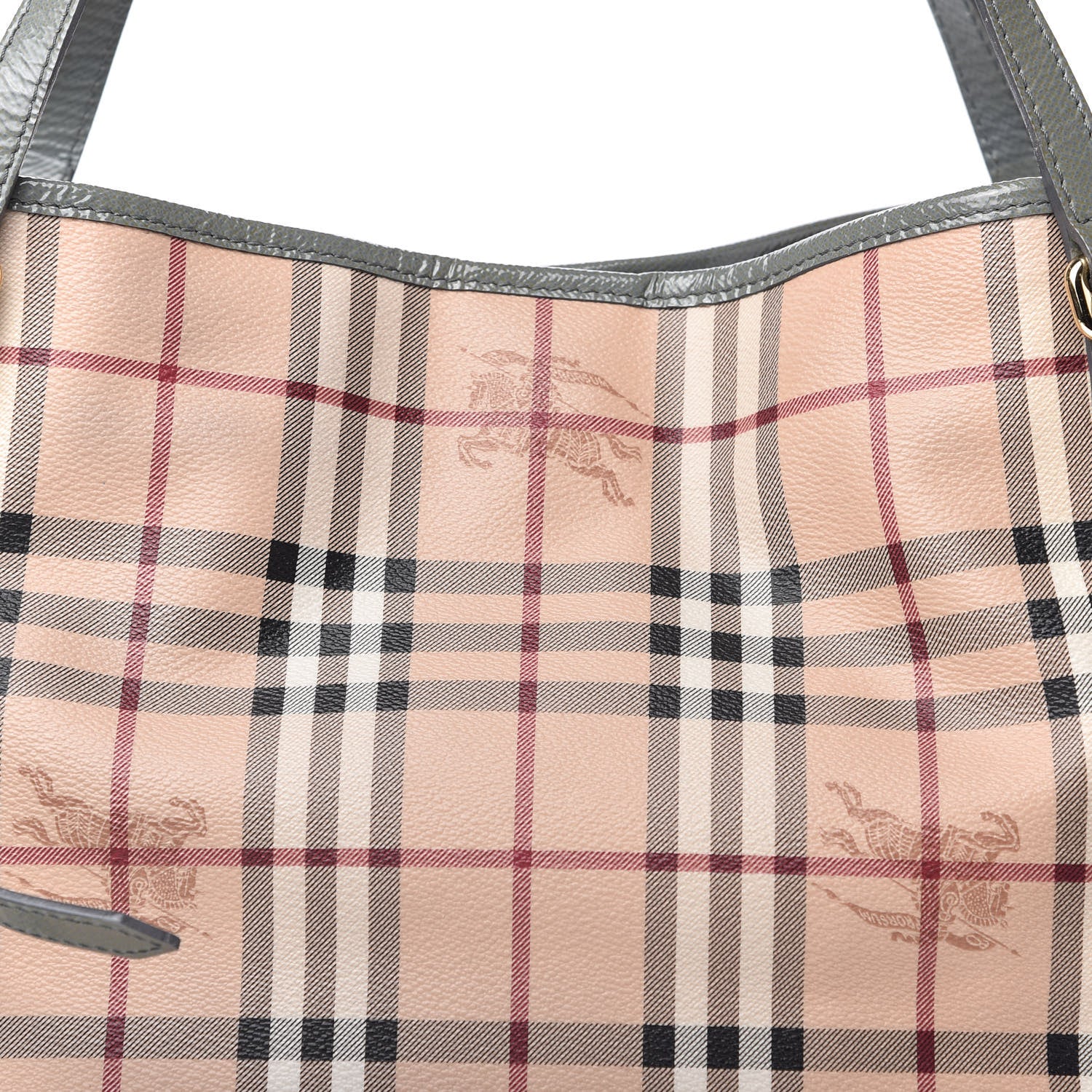 Burberry Haymarket Check Small Canterbury Tote Storm Grey 9 of 9