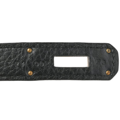 Hermes Taurillon Clemence Birkin 35 Black 7 of 16