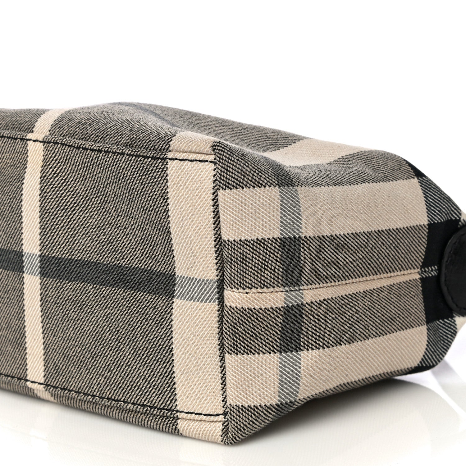 Burberry Canvas Mega Check Pochette Grey Black 9 of 12